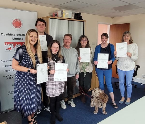 DBE's newly qualified Level 3 VFHO Trainee Interpreters